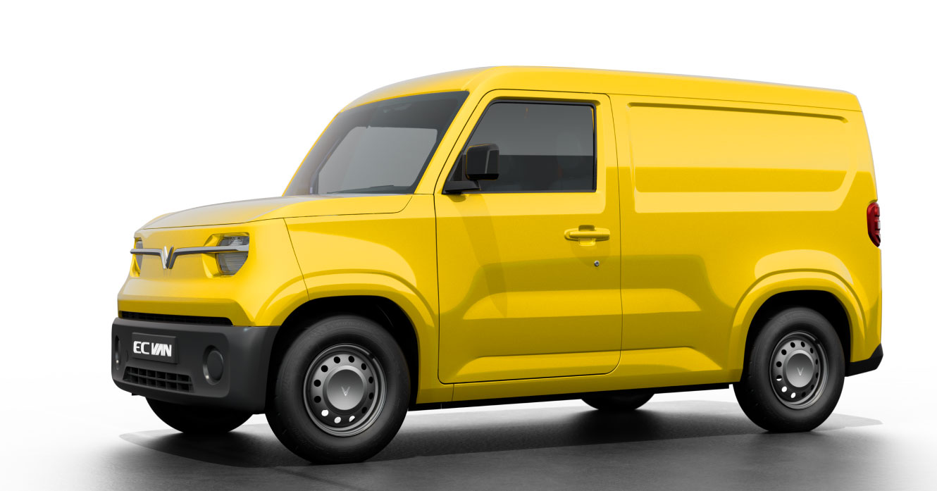 Vinfast EC VAN - Màu Vàng